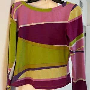 Emilio Pucci vintage long sleeve too